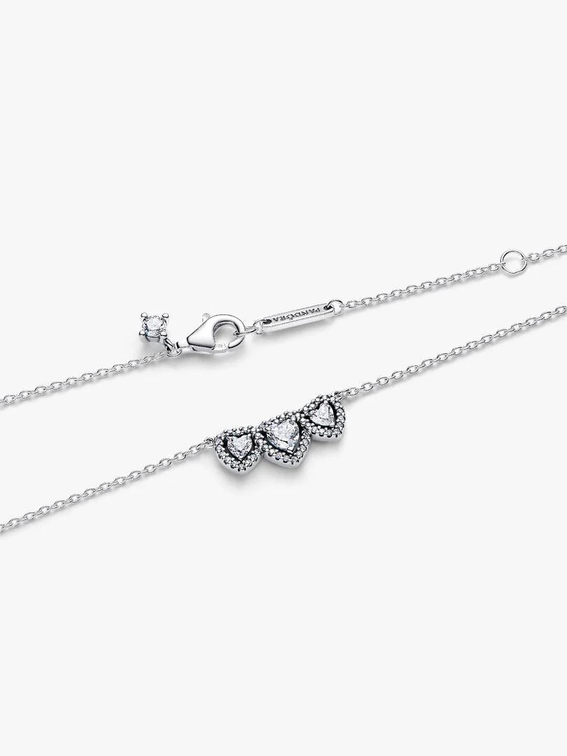 Collar Triple Halo Corazón