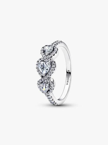 Anillo Trilogía de Corazones y Halo