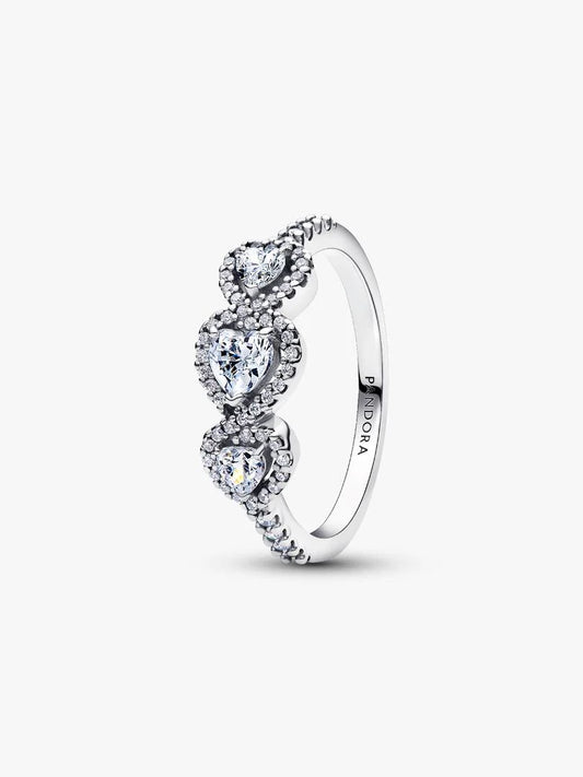 Anillo Trilogía de Corazones y Halo