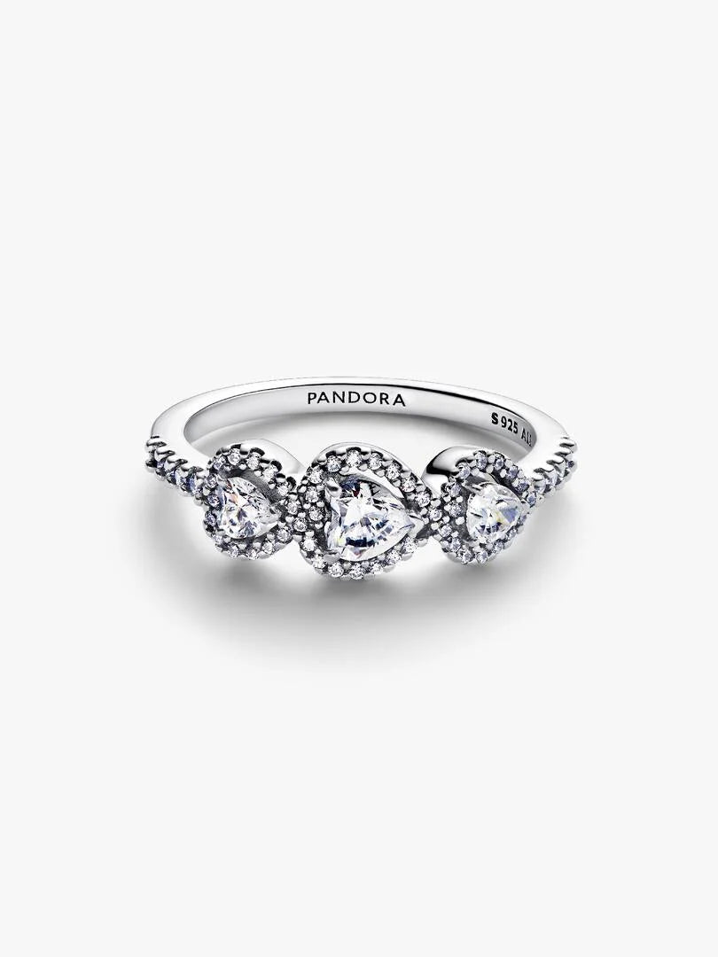 Anillo Trilogía de Corazones y Halo