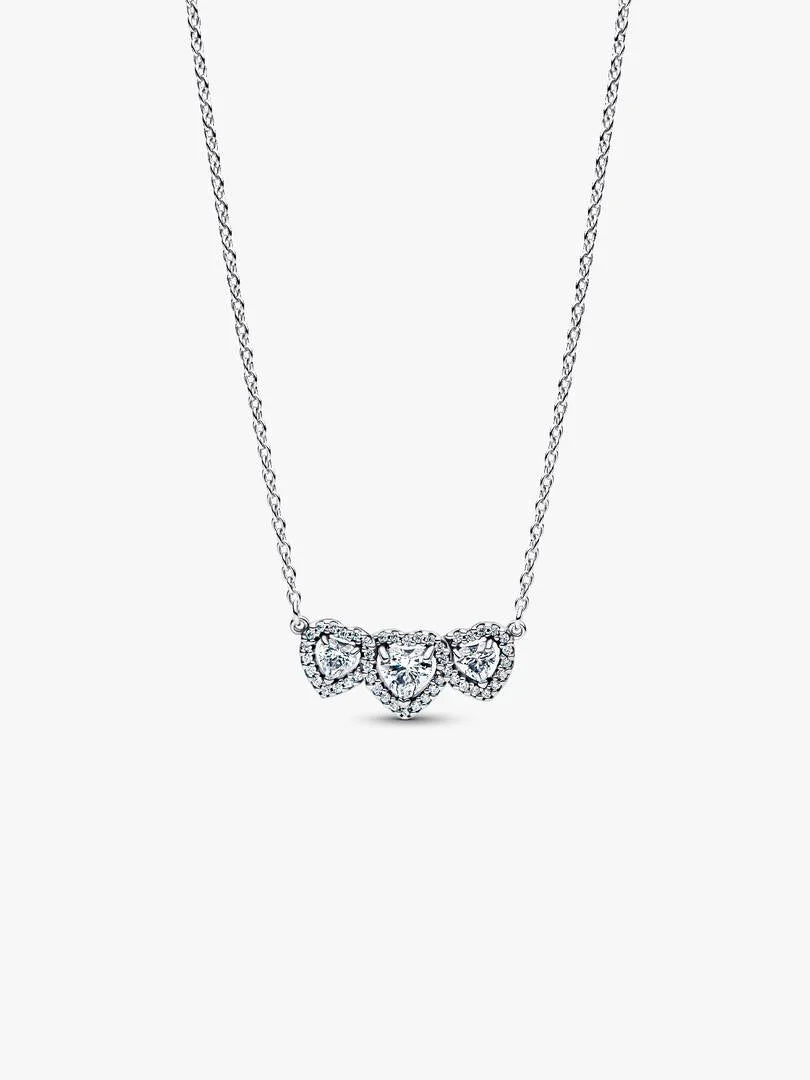 Collar Triple Halo Corazón