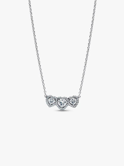 Collar Triple Halo Corazón