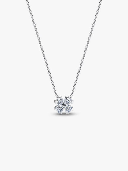 Collar Trébol de la Suerte Brillante
