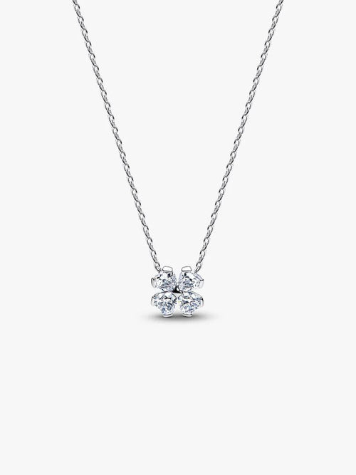 Collar Trébol de la Suerte Brillante
