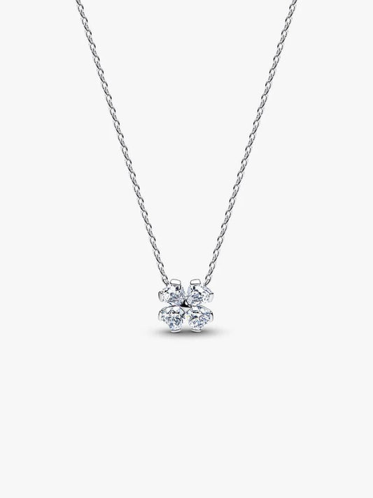 Collar Trébol de la Suerte Brillante