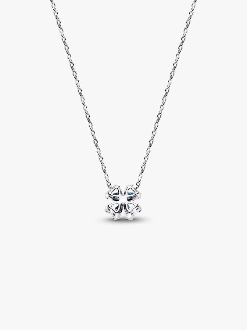 Collar Trébol de la Suerte Brillante
