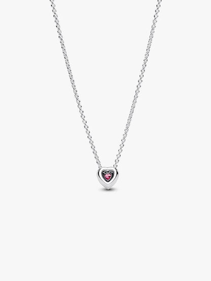 Collar Corazón en Relieve