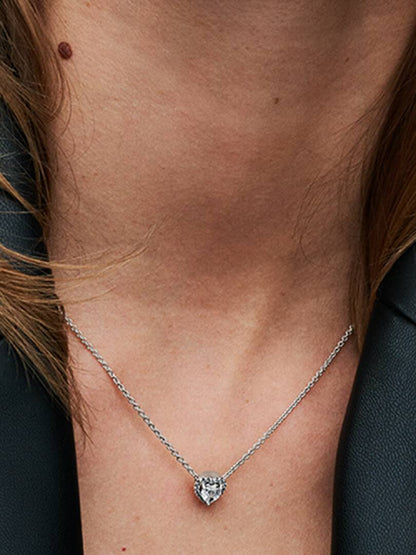 Conjunto Corazón Blanco Elegante
