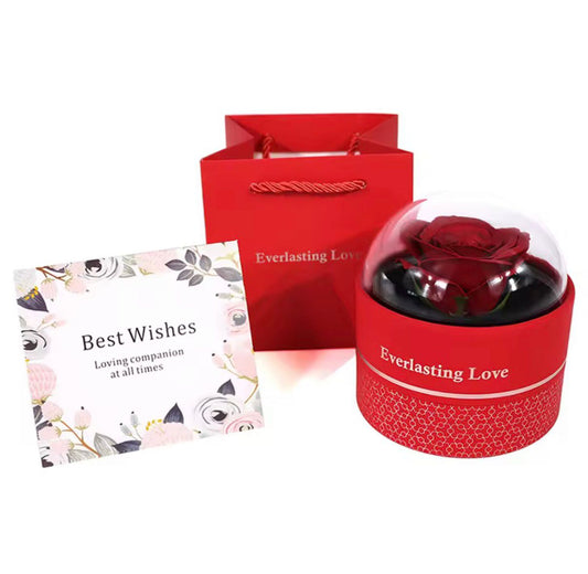 Caja para Accesorios con Rosa